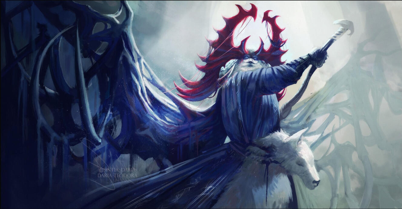 Arch Dragon of Frost - Character Illustration